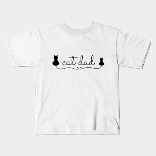 Cat Dad Kids T-Shirt